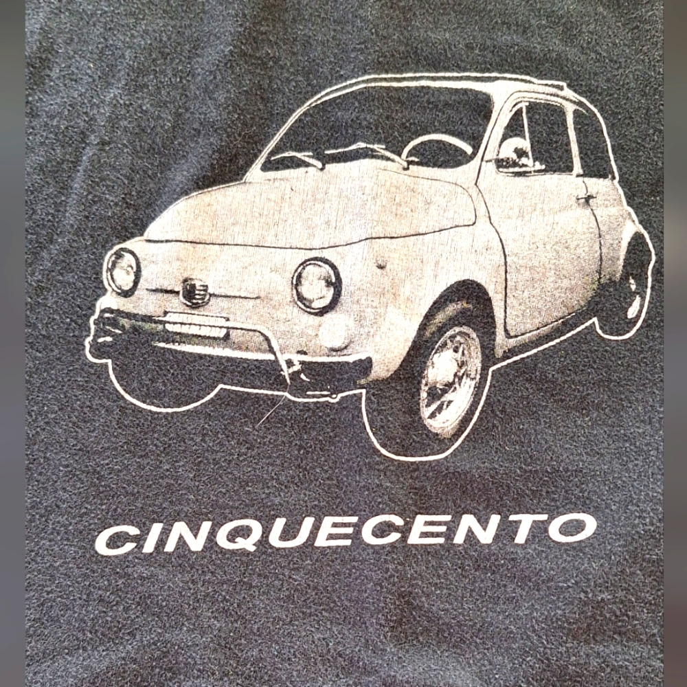 Vintage T Shirt Italian Cinquecento Graphic